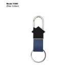 HOME SHAPE METAL HOOK KEYCHAIN