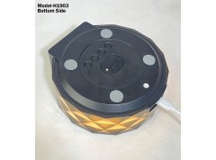 MULTIFUNCTIONAL BEDSIDE CLOCK  WITH WIRELESS CHARGER & NIGHT LIGHT 