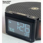 MULTIFUNCTIONAL BEDSIDE CLOCK  WITH WIRELESS CHARGER & NIGHT LIGHT 