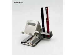 3 in 1 Metal Mobile Stand - Silver