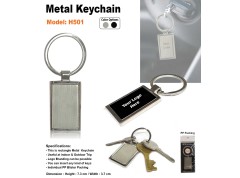 Metal Keychain Square Shape