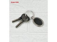 Metal Oval Keychain