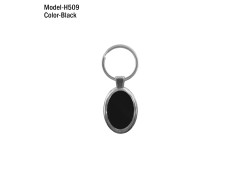 Metal Oval Keychain