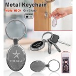 Metal Oval Keychain