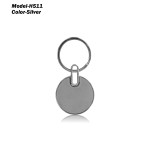 Round Metal Keychain