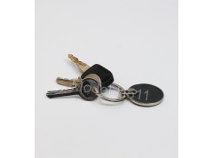 Round Metal Keychain