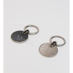 Round Metal Keychain