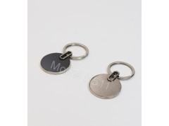 Round Metal Keychain