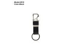 Metal Hook Keychain with Opener
