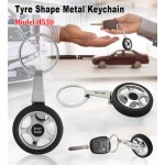 Tyre Shape Metal Keychain