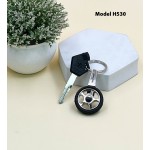 Tyre Shape Metal Keychain