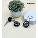 Tyre Shape Metal Keychain