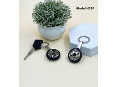 Tyre Shape Metal Keychain