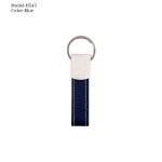 Metal Keychain with PU Belt
