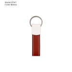 Metal Keychain with PU Belt