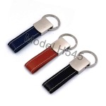 Metal Keychain with PU Belt