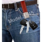 Metal Keychain with PU Belt