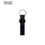 Metal Keychain with PU Belt 
