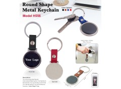Roud Shape Metal Kechain 