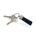 Metal Keychain with PU Belt 