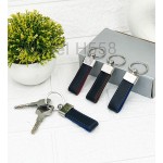 Metal Keychain with PU Belt 