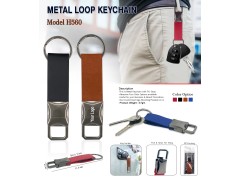 Metal Loop Keychain