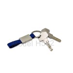 Metal Keychain with PU Belt 