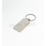 Wooden Metal Keychain 