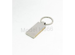 Wooden Metal Keychain 