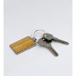 Wooden Metal Keychain 