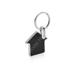 Home Shape Metal Keychain