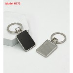 Rectangle Shape Metal Keychain