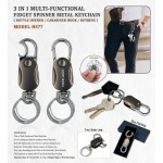 Fidget Spinner Metal Keychain 