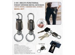 Fidget Spinner Metal Keychain 