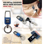Gun Metal Carabiner Metal Hook Keychain