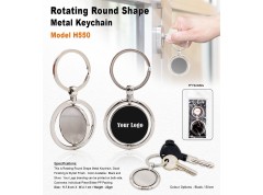 Rotating Metal Keychain
