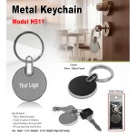 Round Metal Keychain