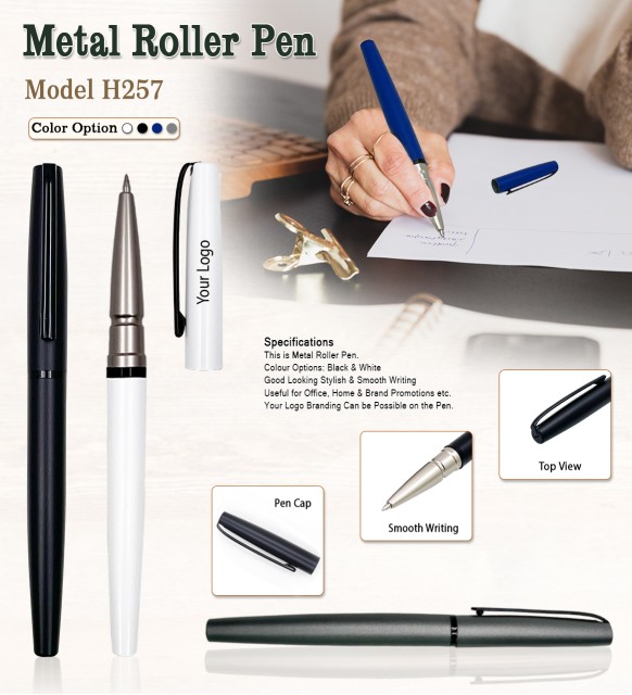 H257 Premium Metal Roller Pen Gift Set – Corporate Branding & Executive Promotional Pen