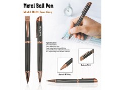 Metal Ball Pen - Rose Grey