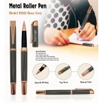 Metal Roller Pen - Rose Grey