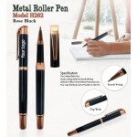 Metal Roller Pen - Rose Black 