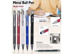 H264 Premium Metal Ball Pen for Corporate Gifting, Business Promotions & Executive Branding