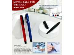 Metal Ball Pen with Cap
