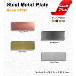Steel Metal Plate