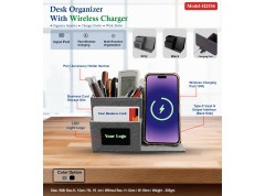 Desk Organizer With Wireless Charger