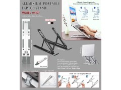 H1427 Premium Aluminium Foldable Laptop Stand for Corporate Gifting & Executive Workstations