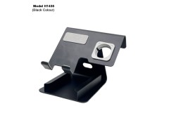 Metal Mobile & Watch Stand With Business Card Holder