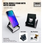 Metal Mobile Stand with Sticky Notes