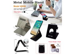 Metal Mobile Stand - Black