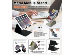 Metal Mobile Stand - Black